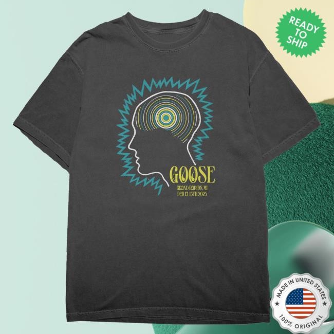Official Goose The Band Merch Grand Rapids - February 2025 Event Tees Goosetheband
