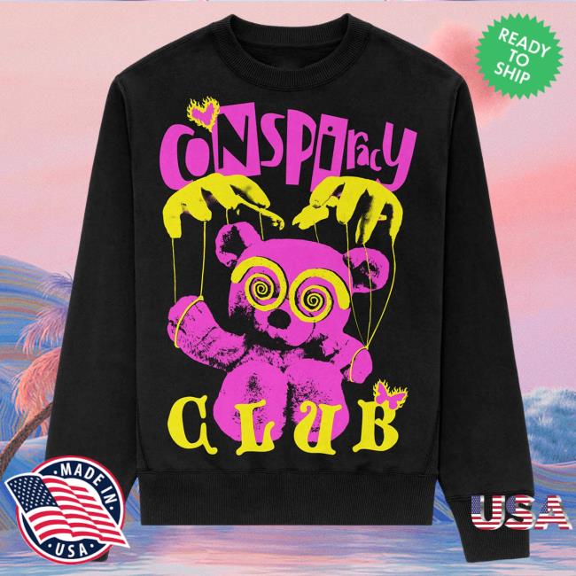 Official Shane Dawson Merch Store Shane Dawson Conspiracy Club Bear Crew neck ShaneDawson Shane Dawson Apparel Clothing Shop