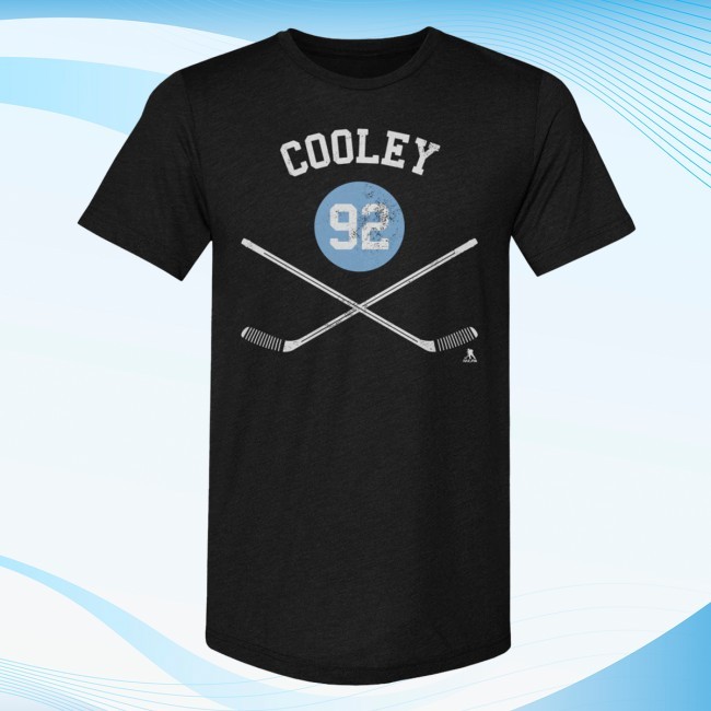 500 LEVEL Logan Cooley Utah Sticks WHT Shirt 500 LEVEL Logan Cooley Utah Sticks WHT T Shirt