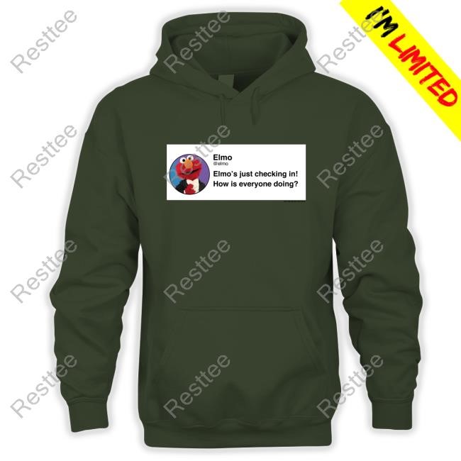 Elmo Checking In Top Shirt Official Elmo Checking In T-Shirts