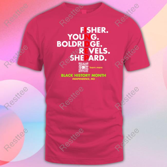 Fisher Young Boldridge Sevels Shepard Black History Shirts Fisher Young Boldridge Sevels Shepard Black History Tee Shirts