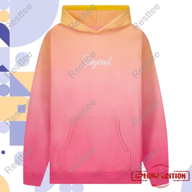 Official Stay Cool Clothing Store Staycool Sunset Pullover Hoodie Citrus/Pink Staycool Nyc