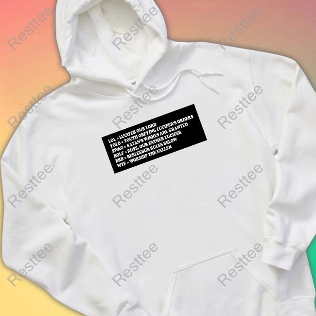 Official Lol Yolo Swag Rofl Brb Wtf Shirts