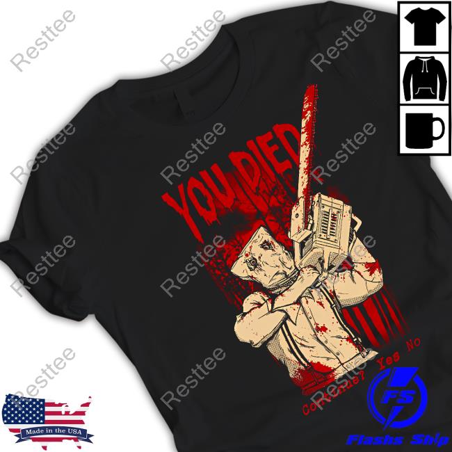 Official You Died Continue Yes No Tee
