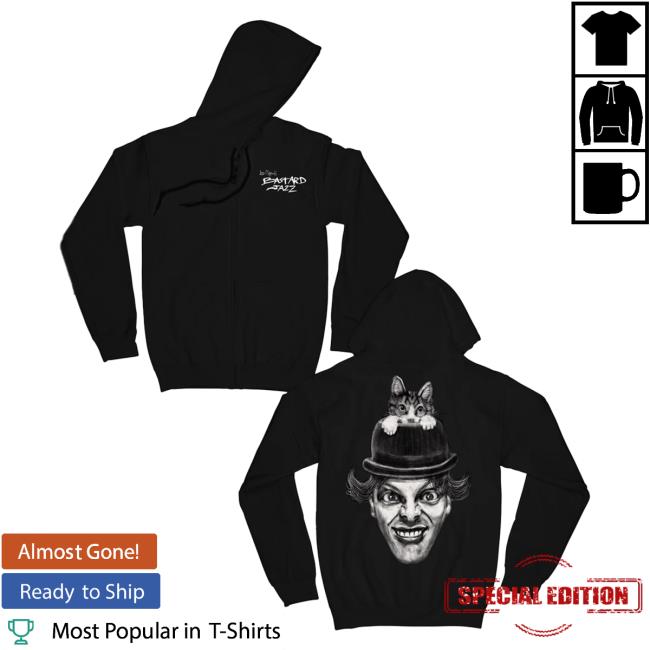 Official The Merch Collective Club Bastardo Primus Bastard Jazz - Cat Zip Up Sweatshirt ClubBastardo
