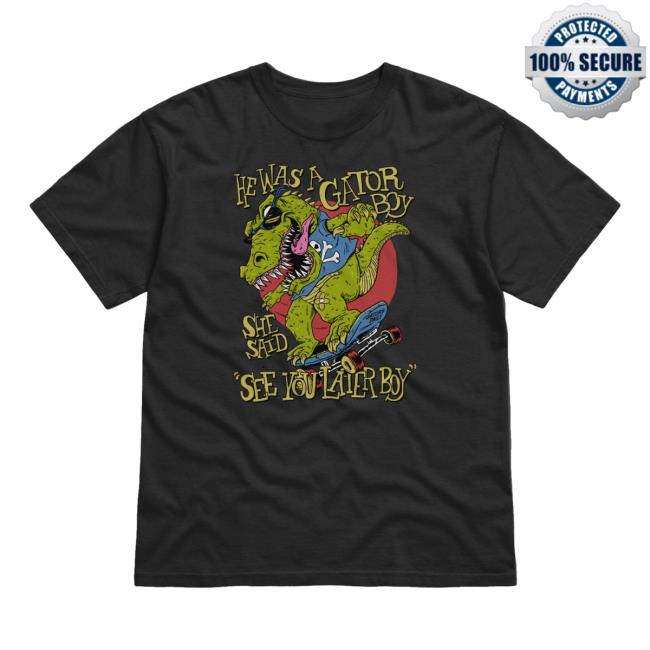 Gators Daily Sk8r Gator Black T-Shirt