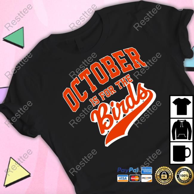 Official Barstool Sports October Is For The Birds Sweatshirt