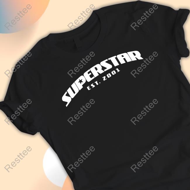 Lil Peej Merch Superstar Est 2001 Black Crewneck Sweatshirt Superstarsclothing