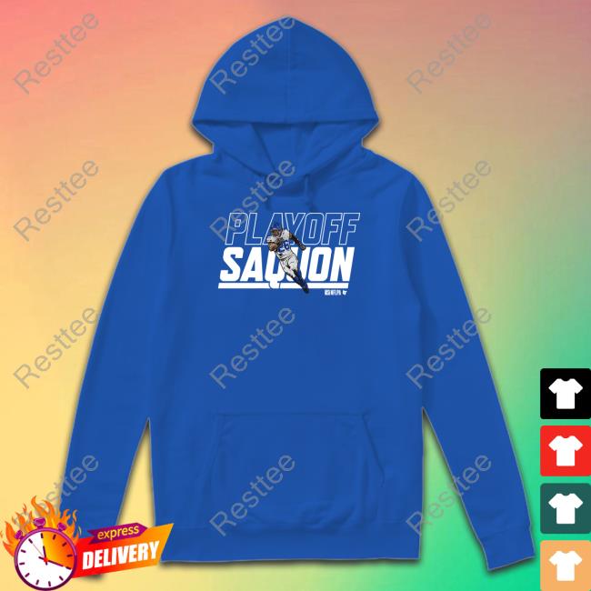 Breakingt Merch Playoff Saquon Barkley Short-sleeved T-shirt