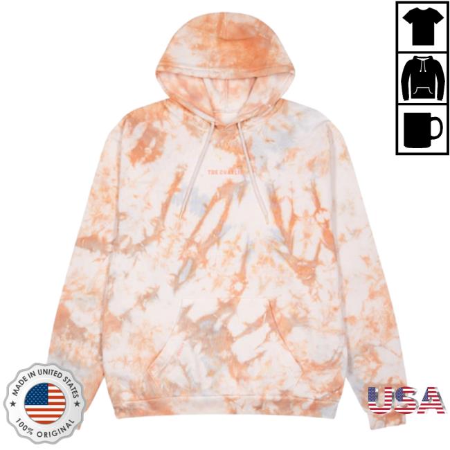 Official Wolf And Badger Clothing Hello Charlie Pullover Hoodie Tie Dye Multicolour Wolfandbadger