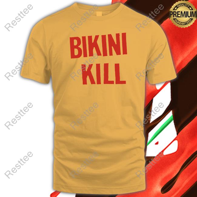 Official Bikini Kill Merch Bikini Kill Flyer Tee Shirt