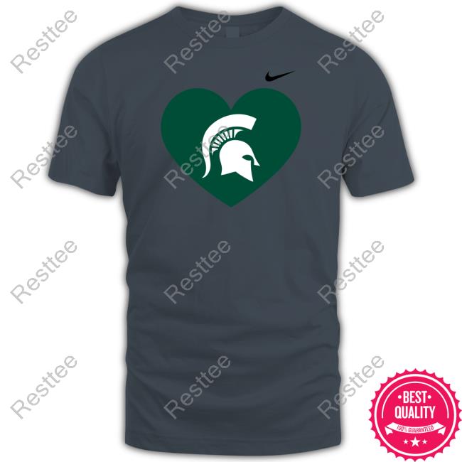 Michigan State Spartans Heart Shirt Lansing Big Ten Network