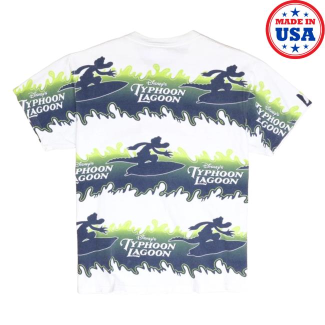 Official Vintage Disney's Typhoon Lagoon Water Park T Shirt All Over Print Official Vintage Disney's Typhoon Lagoon Water Park Shirt All Over Print