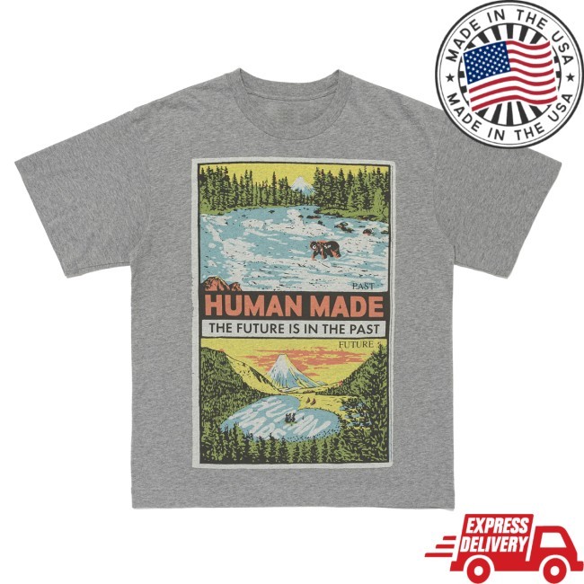 Official Past Human Made The Future Is In The Past Graphic New Shirt - Human Made