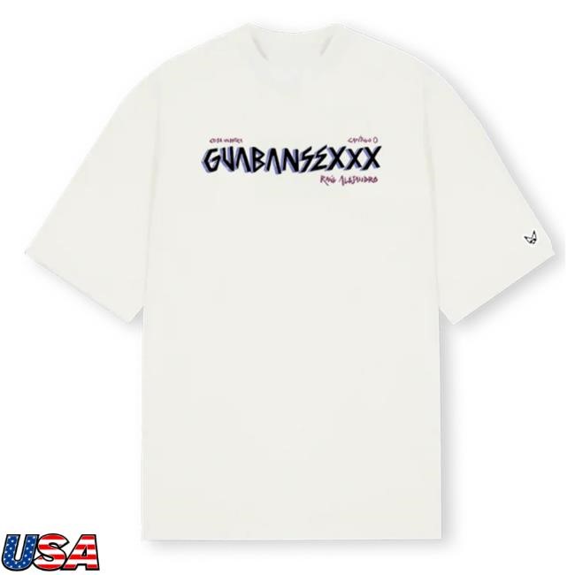 Official Rauw Alejandro Merch Store Guabansexxx New Shirt - Black Rauw Alejandro