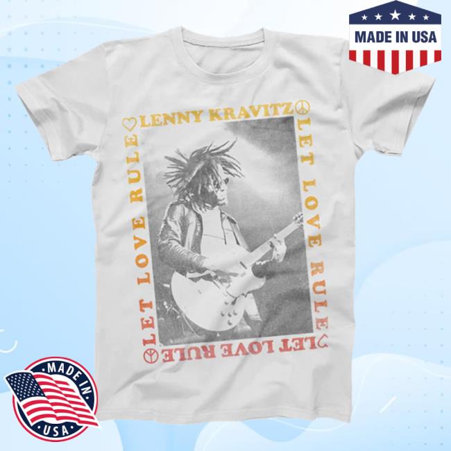 Official Lenny Kravitz Store Shop Let Love Rule Guitar Popover Shirt Lenny Kravitz Apparel Clothing