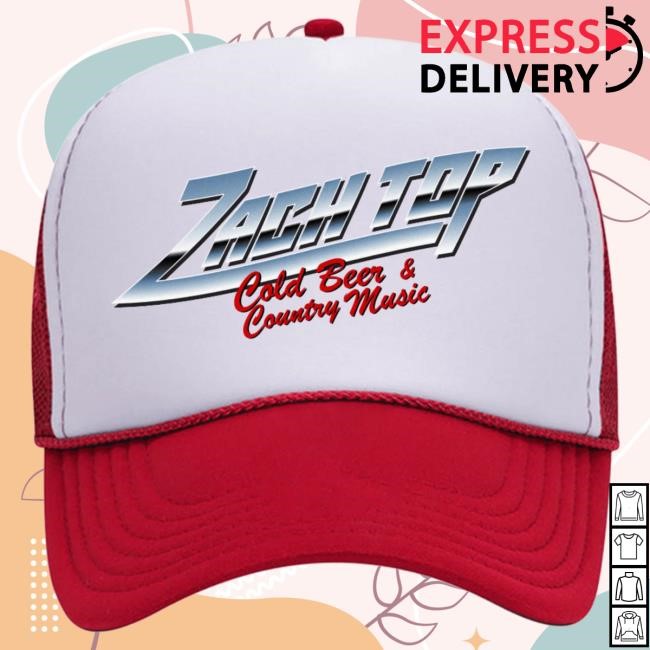 Official Zach Top Merch Chrome Cap Official Zach Top Merch Chrome Cap