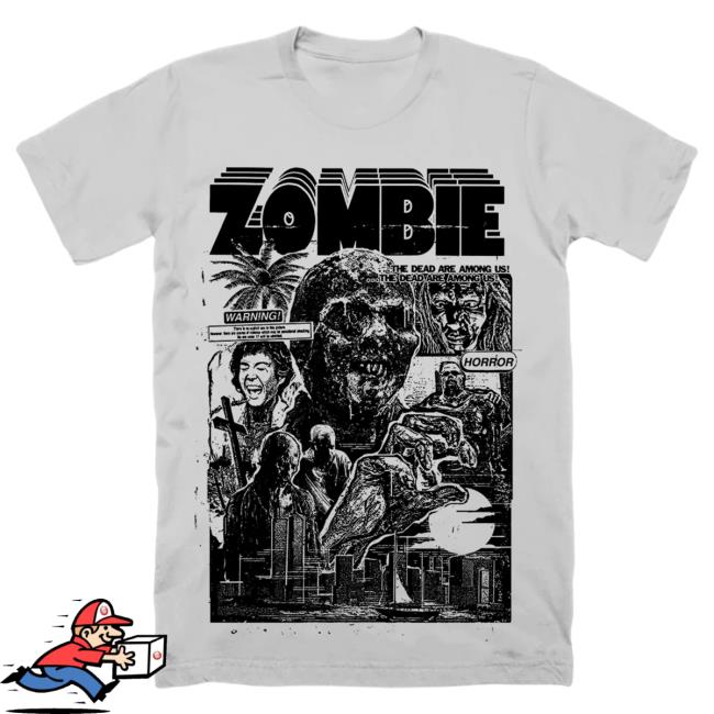 Official Cavity Colors Zombie: The Dead Are Among Us - Popover Shirt (Bone Gray)