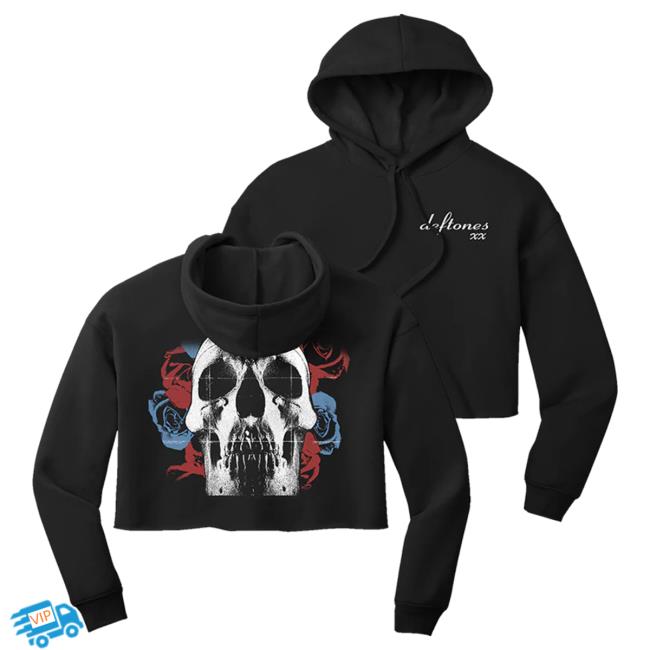 Official Deftones Merch Store Deftones Skull Crop Pull Over Hoodie Deftones Shop