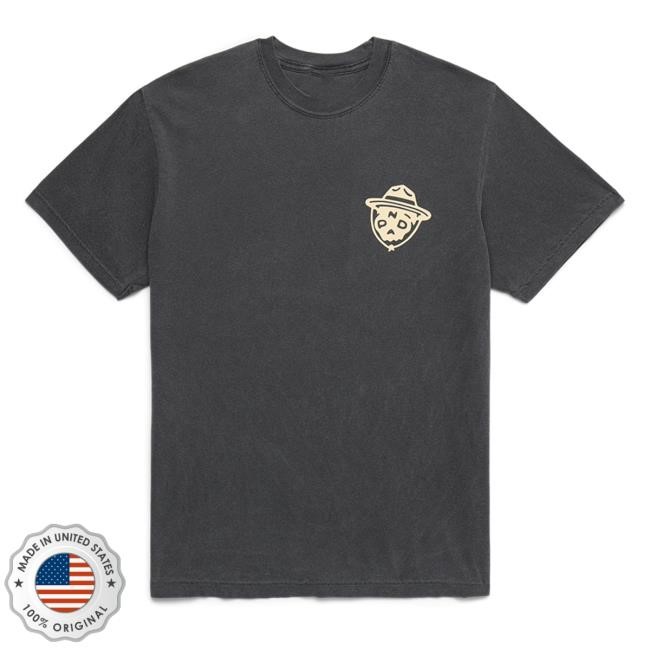National Park After Dark Shop Merch Skeleton Shirt New Vintage Black