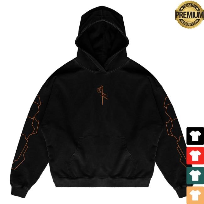 High Impact Cloudeelle Cyberspine Orange Tee Graphic