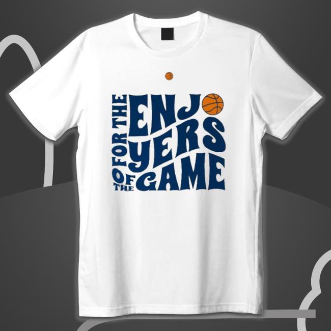 Official The Enjo For Year Of The Game Enjoy Basketball T-shirt