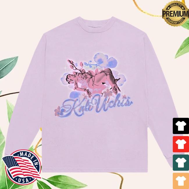 Official Kali Uchis Merch Store Orquídeas Pink Long Sleeve Tee Shirt Kaliuchis Clothing Shop