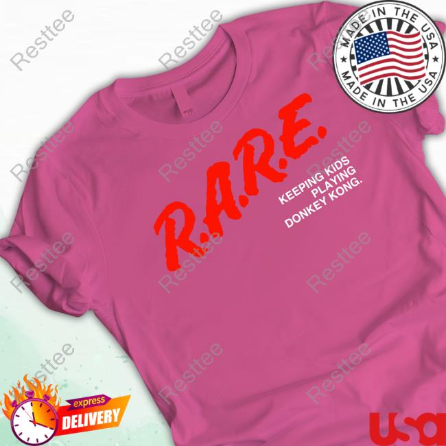 Official Rare Keeping Kids Playing Donkey Kong Hoodie Donkey Kong X D.A.R.E