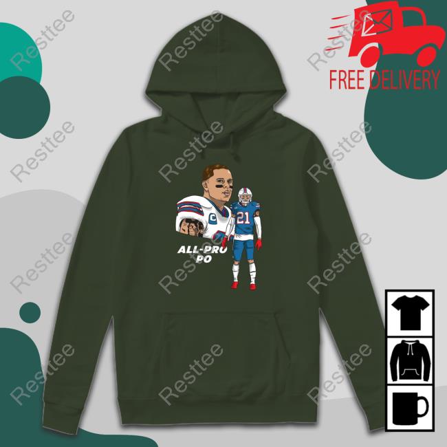 Jordan Poyer All Pro Po Tee Shirt