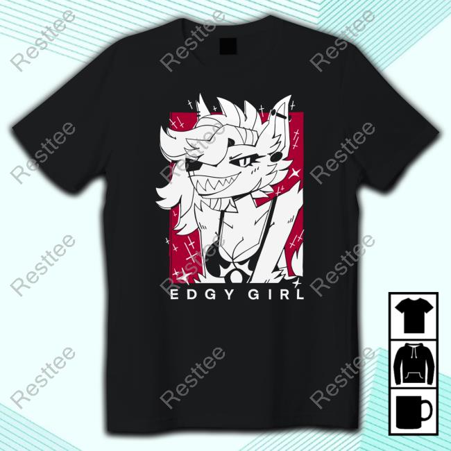 Merch Double Dog Edgy Girl New Shirt Official Edgy Girl Shirt New