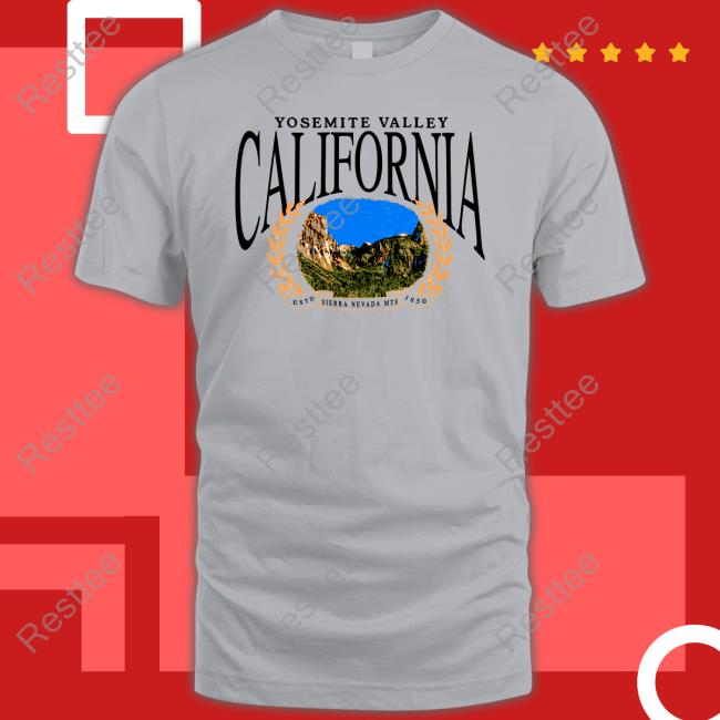 Yosemite Valley California Crewneck Sweatshirt