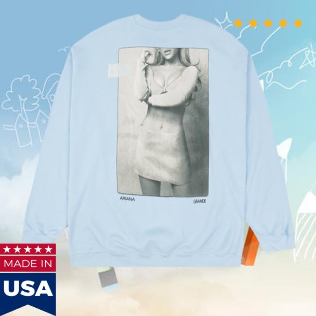 Official Ariana Grande Merch Positions Crewneck Ariana Grande Merch Positions Long Sleeved T Shirt