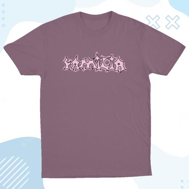 Familia Lettering Lavender Tee Shirt