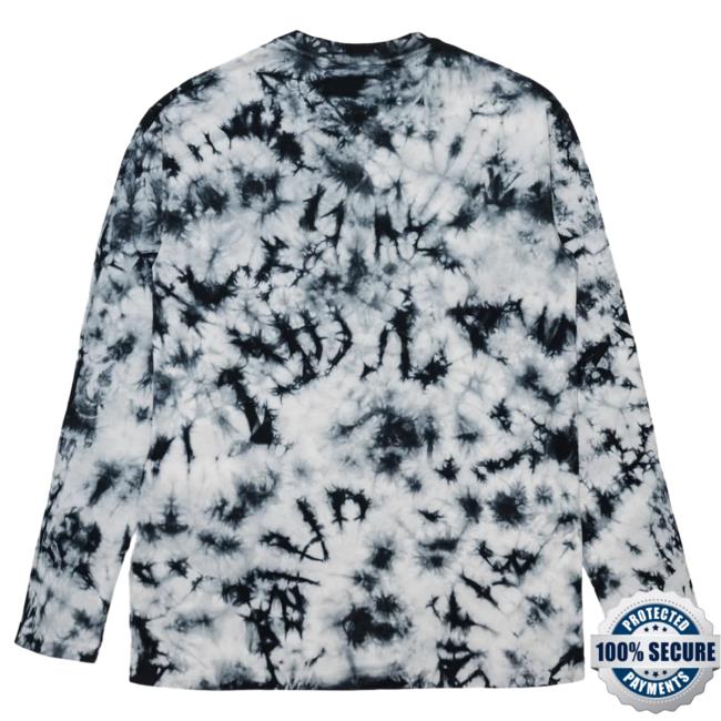 Official Excision Merch Sliced Logo Tie Dye Long Sleeve (Black/White) Official Excision Merch Sliced Logo Tie Dye LS Tee (Black/White)