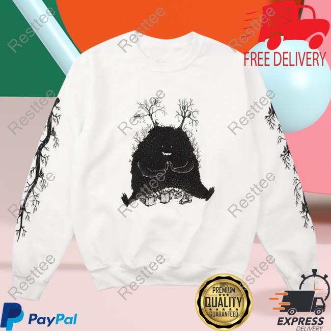 Official Elvis The Alien Ayylien Clothing Mountain Monster Crew neck Sweatshirt