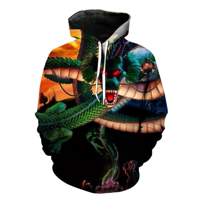 Official New Dragon Ball Z Shenron 3D Sweater