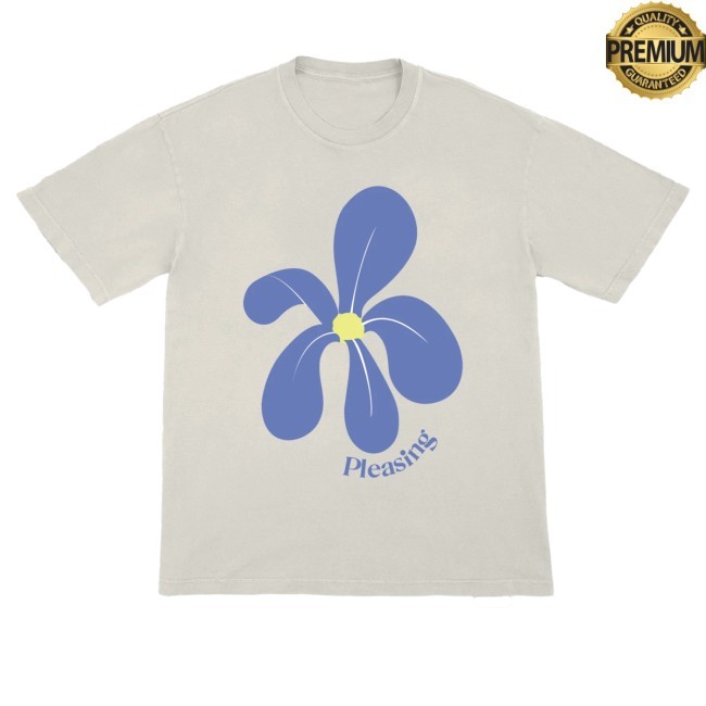 The Pleasing Flower T Shirt in Sky Pleasing Shop Apparel