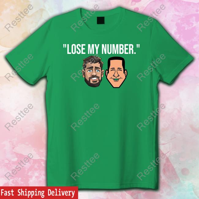 Adam Schefter And Aaron Rodgers Lose My Number Hoodie