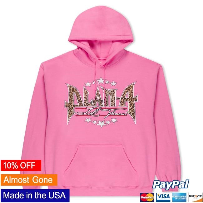 Official Lil Tecca Merch Store Plan A Metal Logo Attractive Hoodie (Pink)