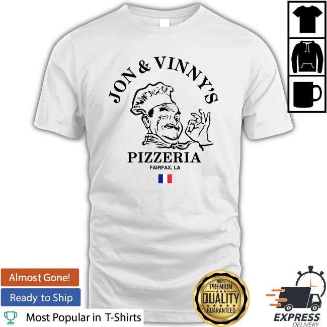 Jon And Vinny's Og Pizza Man Fairfax T-Shirt