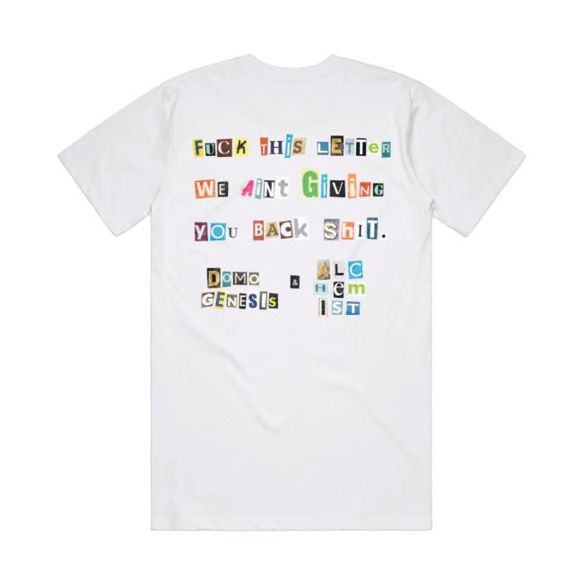 ALC Records Ransom Note T Shirt ALC Records