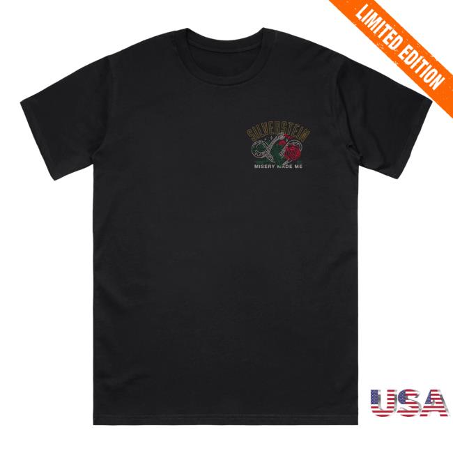Silverstein Merch Snake Rose Shirt