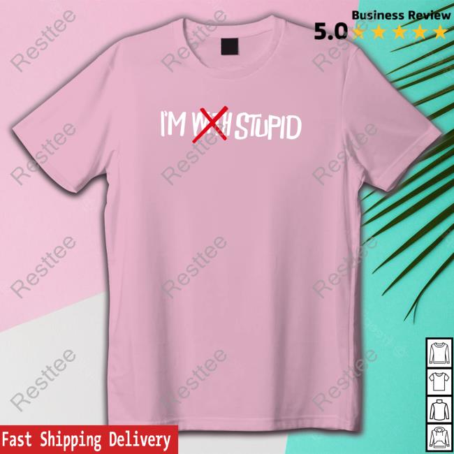Noahfinnce Merch I'm With Stupid Tee Shirt Noahfinnadams I'm With Stupid T Shirts