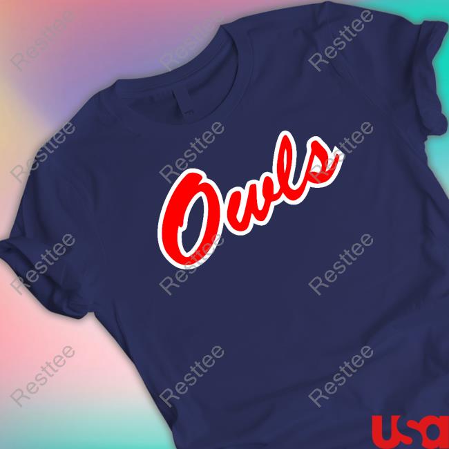 Official Florida Atlantic Owls Script Tee Shirt