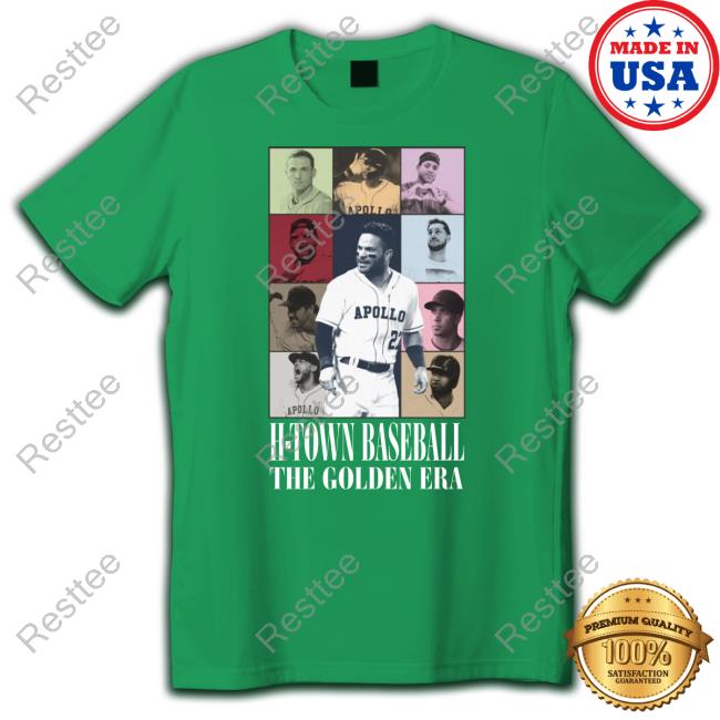 Official H-Town Baseball The Golden Era T Shirt