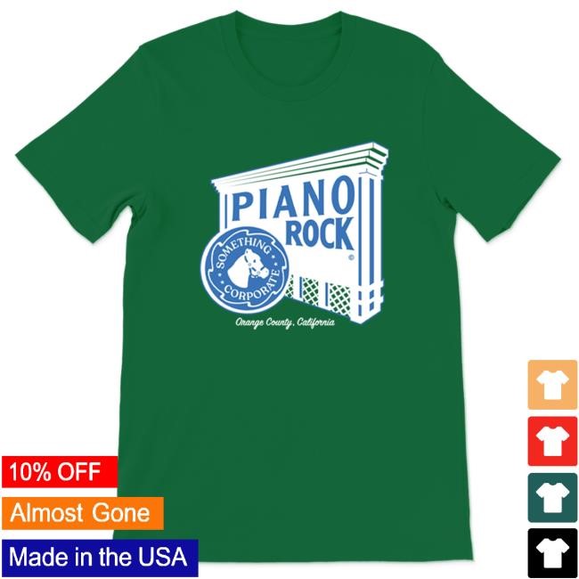 Official Andrew Mcmahon Something Corporate Piano Rock Shirts