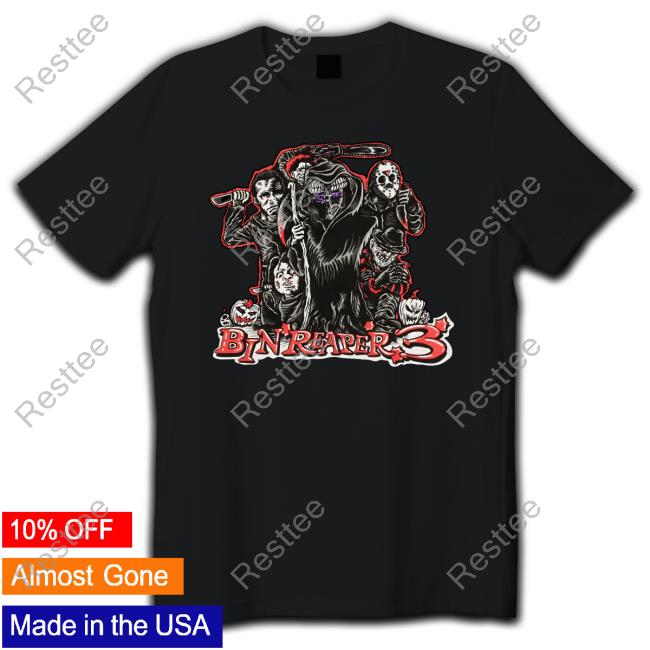 Official Monster Tie Dye Bin Reaper 3 Shirt