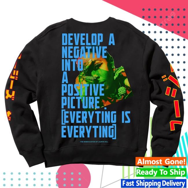 Lauryn Hill Negative To Positive Sweatshirt | Lauryn Hill Store Official