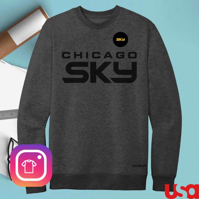 Official Chicago Sky Merch Store Chicago Sky X Soundoff Mysky Sweater Chicago Sky Apparel Shop ChicagoSky Official Chicago Sky Merch Store Chicago Sky X Soundoff Mysky Crew neck Chicago Sky Apparel Shop ChicagoSky