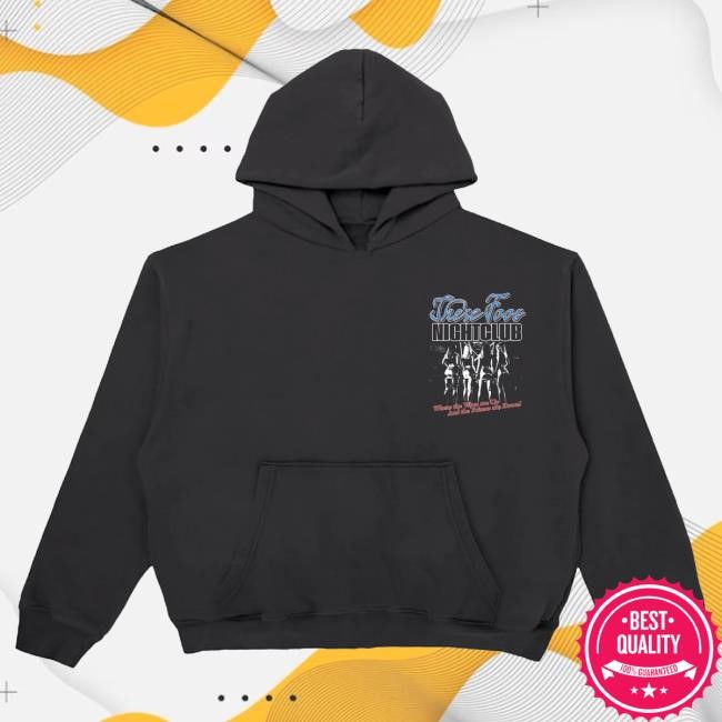 Official These Foos Merch Store These Foos “Club” Pullover Hoodie Black - Rerelease TheseFoos